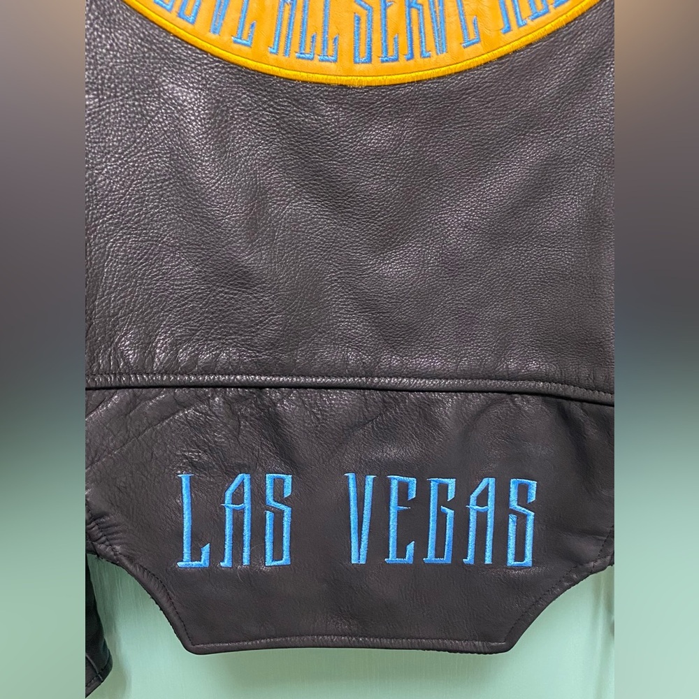 Hard Rock Cafe Biker Leather Jacker - Picture 8 of 14